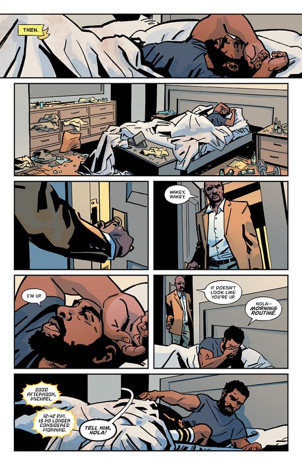Interior preview page from Mr. Terrific: Year One #1