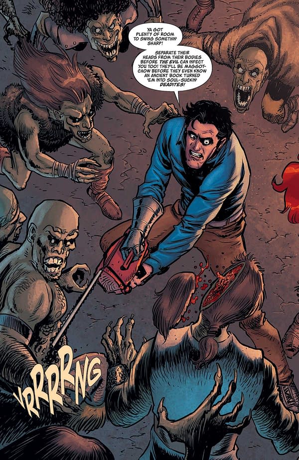 Interior preview page from Red Sonja vs. Army of Darkness #2