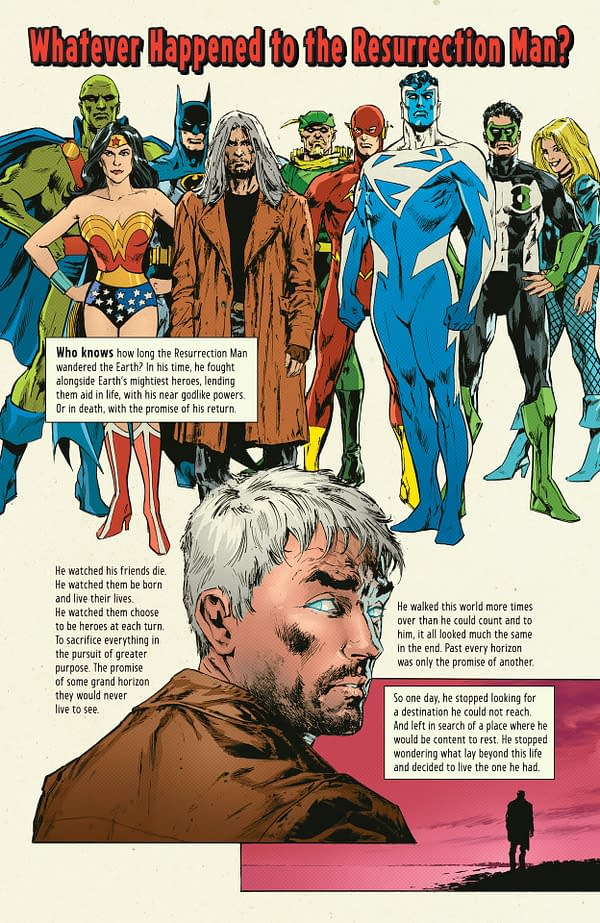 Interior preview page from Resurrection Man: Quantum Karma #2