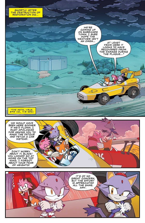 Interior preview page from SONIC THE HEDGEHOG #78 MAURO FONSECA COVER