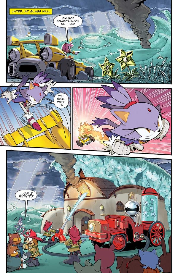 Interior preview page from SONIC THE HEDGEHOG #78 MAURO FONSECA COVER