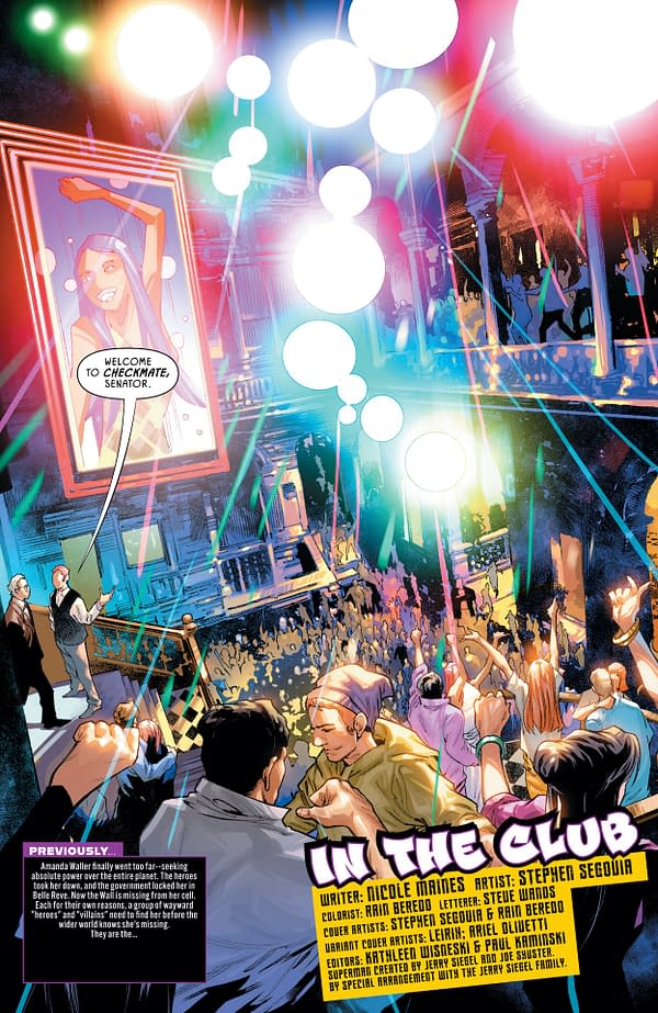 Interior preview page from Secret Six #3
