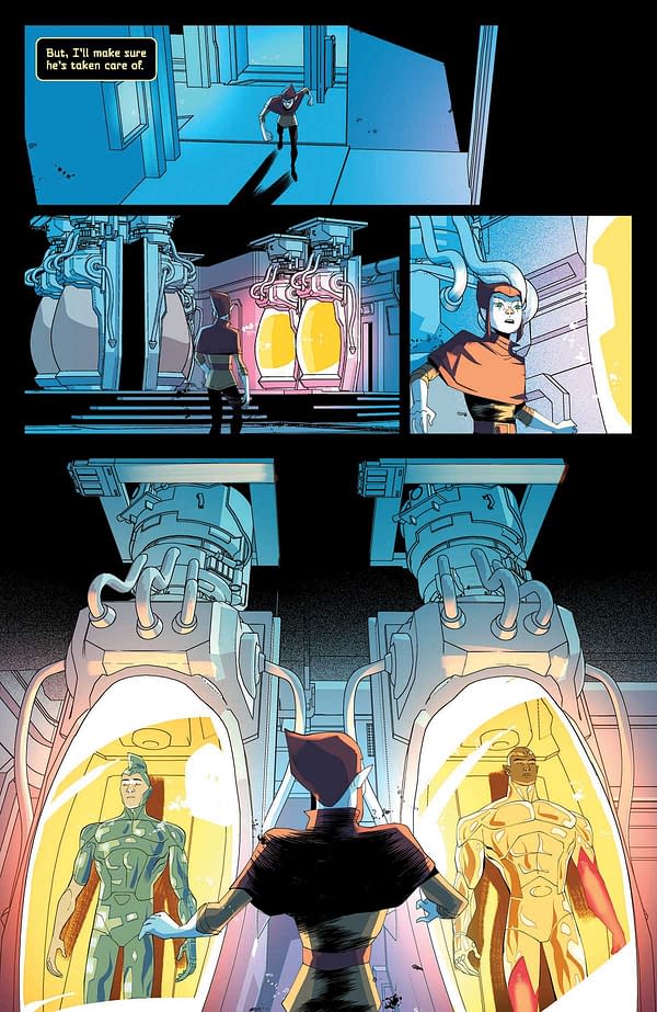 Interior preview page from Silverhawks #4