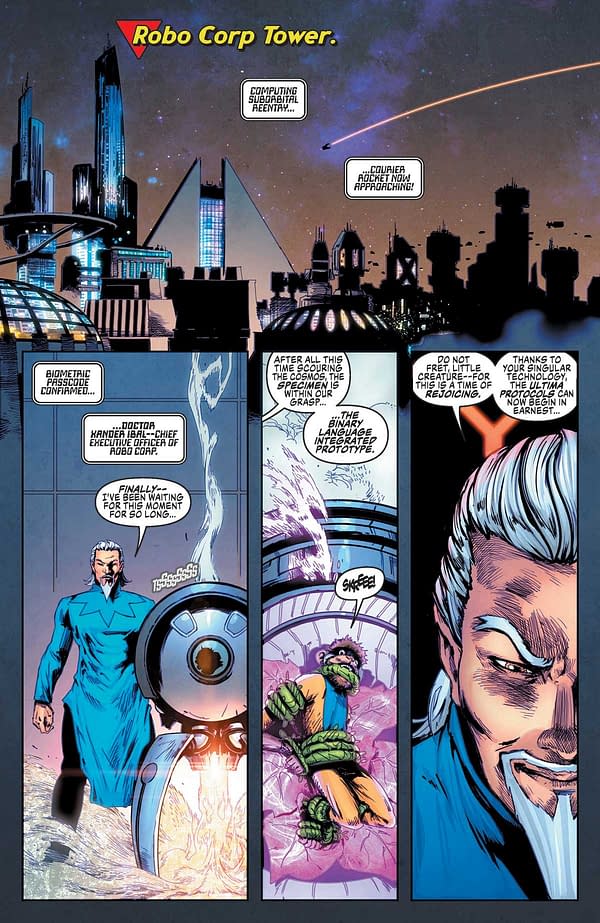 Interior preview page from Space Ghost #12