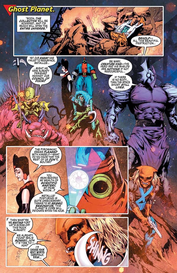 Interior preview page from Space Ghost #12