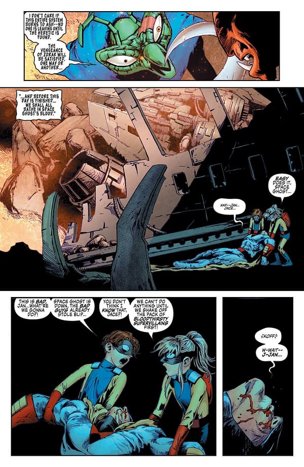 Interior preview page from Space Ghost #12