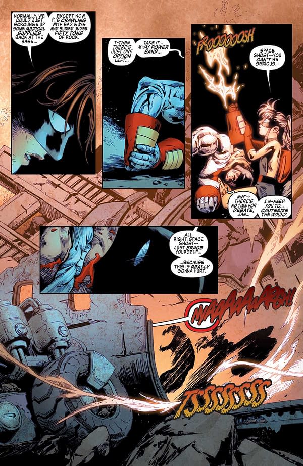 Interior preview page from Space Ghost #12