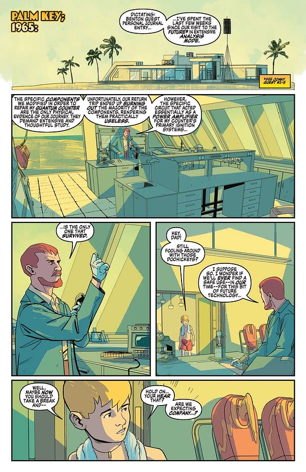 Interior preview page from Space Ghost/Jonny Quest: Space Quest #1