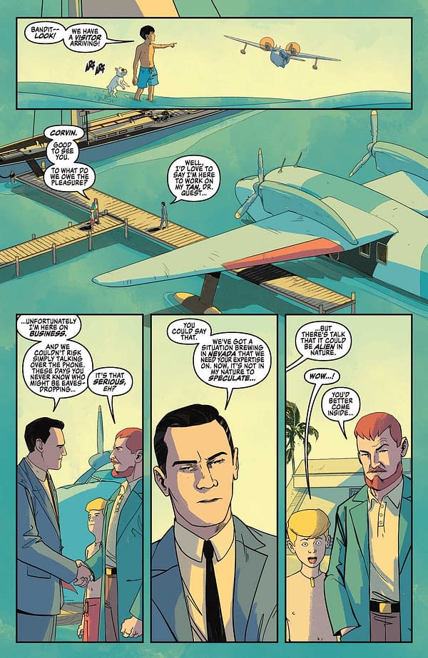 Interior preview page from Space Ghost/Jonny Quest: Space Quest #1