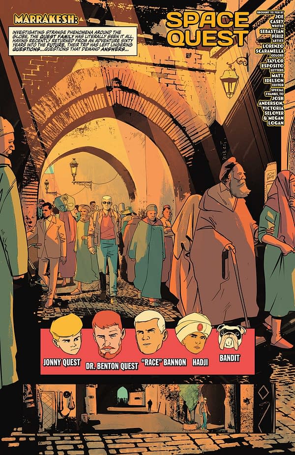 Interior preview page from Space Ghost/Jonny Quest: Space Quest #1