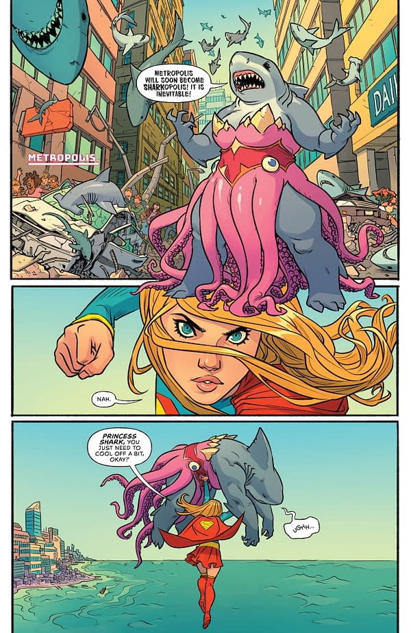 Interior preview page from Supergirl #1