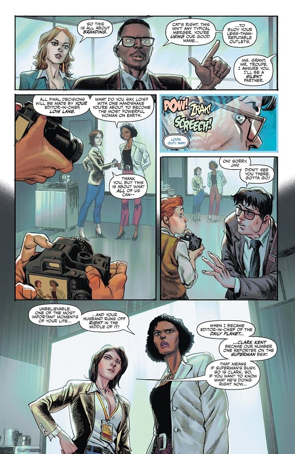 Interior preview page from Superman Unlimited #1