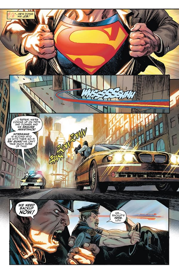 Interior preview page from Superman Unlimited #1
