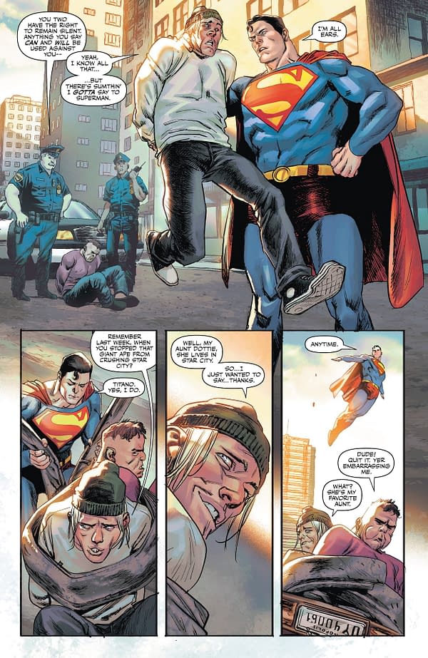 Interior preview page from Superman Unlimited #1