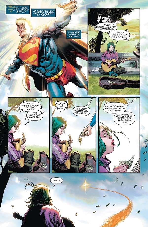 Interior preview page from Superman Unlimited #1
