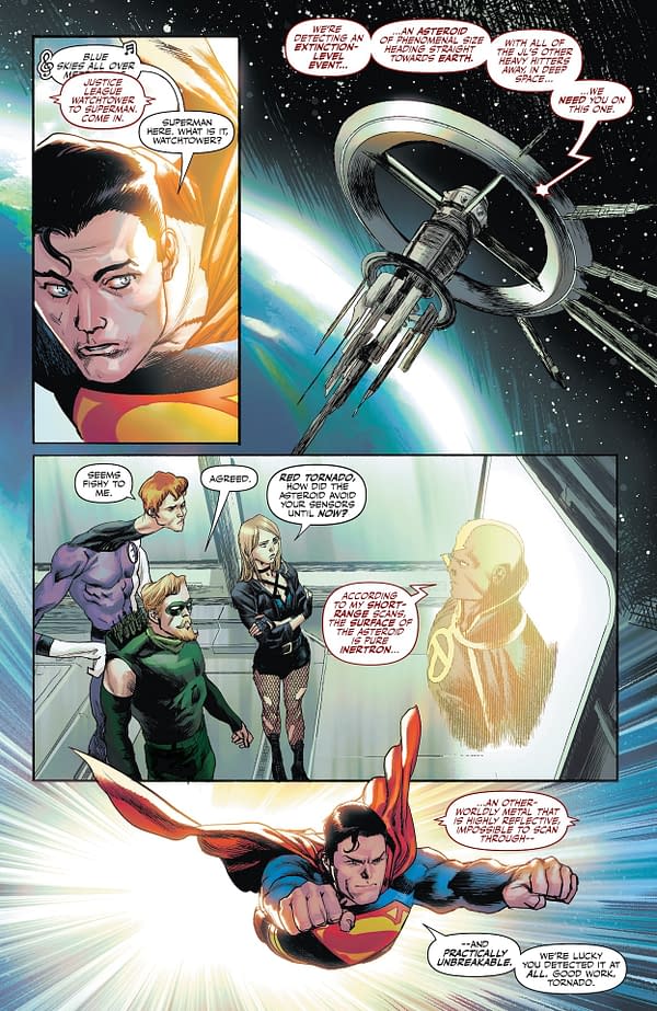 Interior preview page from Superman Unlimited #1