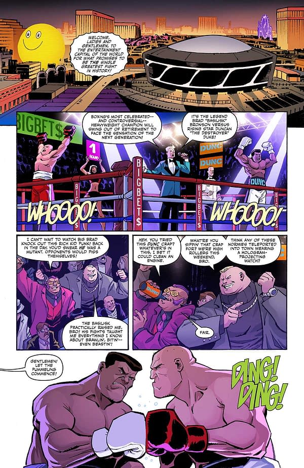 Interior preview page from TMNT: MUTANT NATION #6 FERO PE COVER