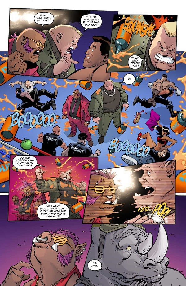 Interior preview page from TMNT: MUTANT NATION #6 FERO PE COVER