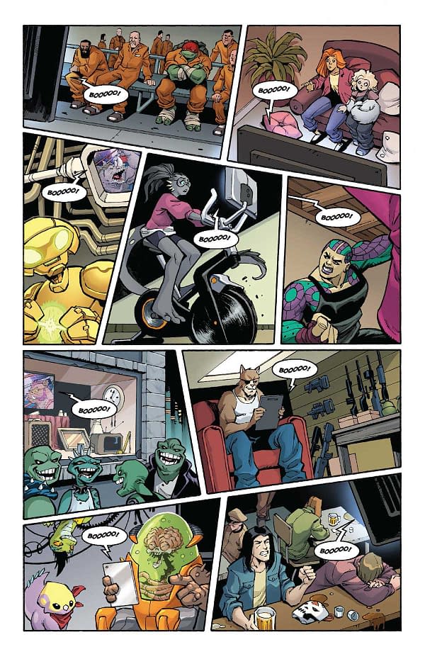 Interior preview page from TMNT: MUTANT NATION #6 FERO PE COVER