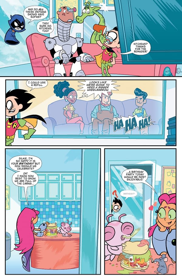 Interior preview page from Teen Titans Go #3