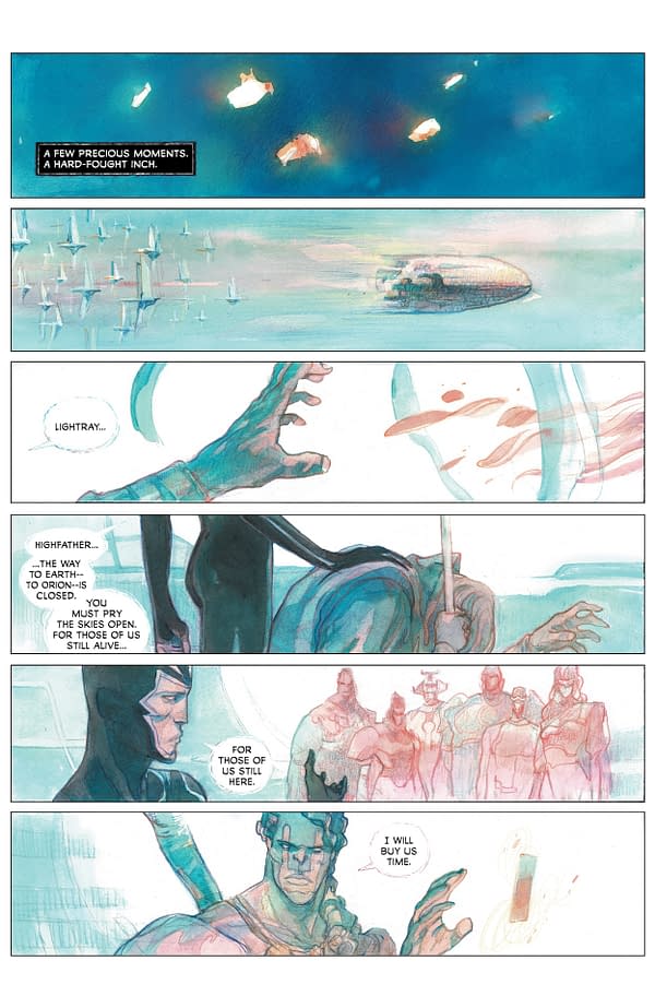 Interior preview page from New Gods #6
