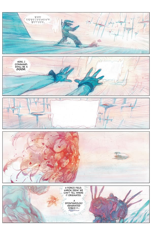 Interior preview page from New Gods #6