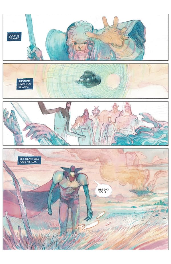 Interior preview page from New Gods #6