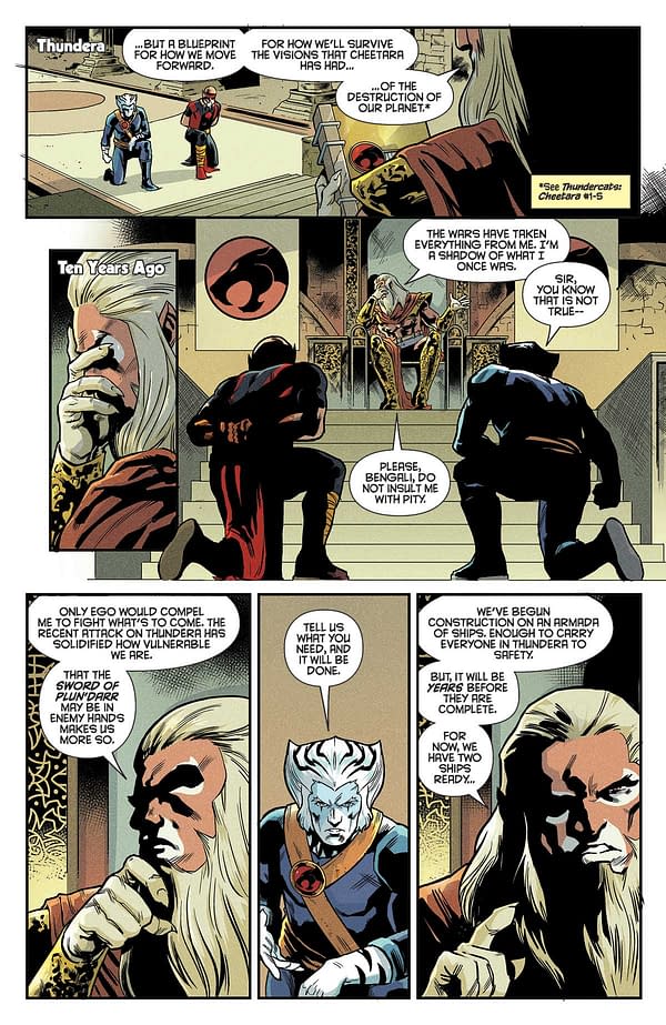 Interior preview page from ThunderCats: Lost #2