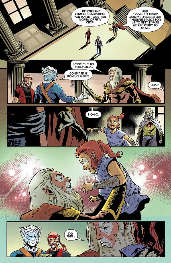 Interior preview page from ThunderCats: Lost #2
