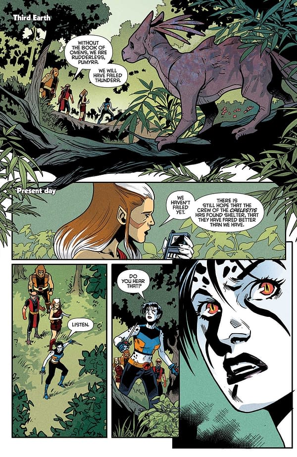 Interior preview page from ThunderCats: Lost #2