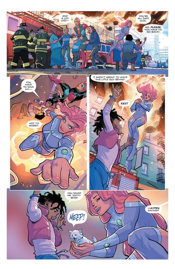 Interior preview page from Titans #23