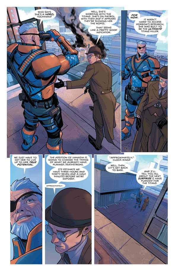 Interior preview page from Titans #23