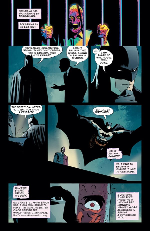 Interior preview page from Two-Face #6