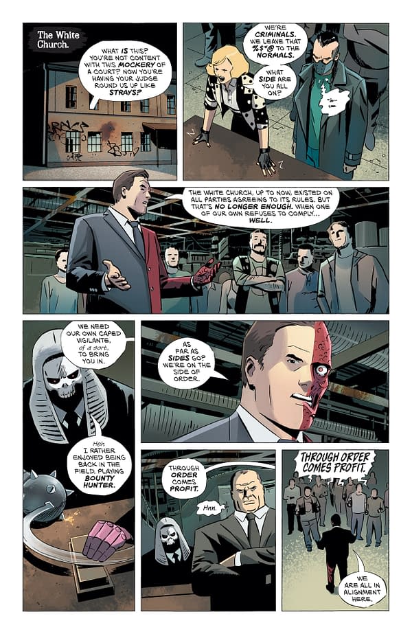 Interior preview page from Two-Face #6