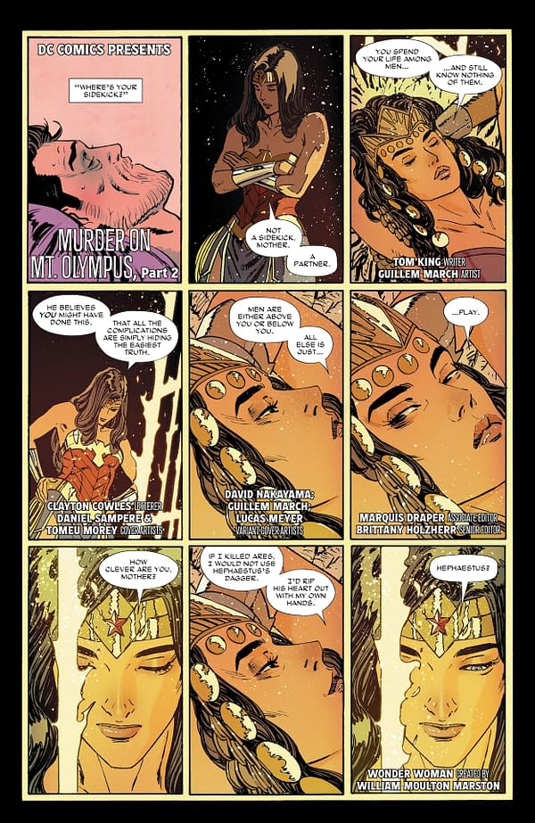 Interior preview page from Wonder Woman #21