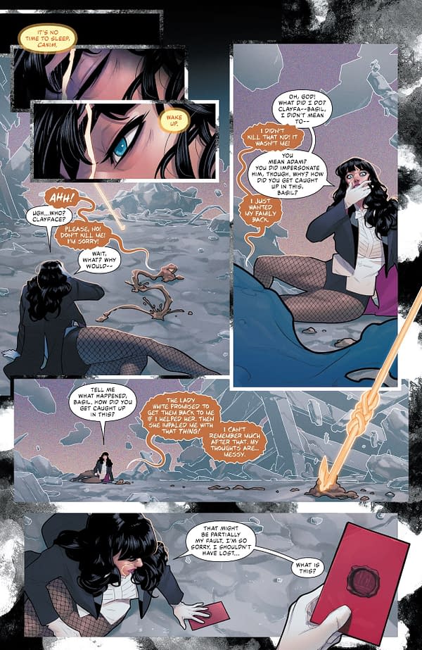 Interior preview page from Zatanna #4