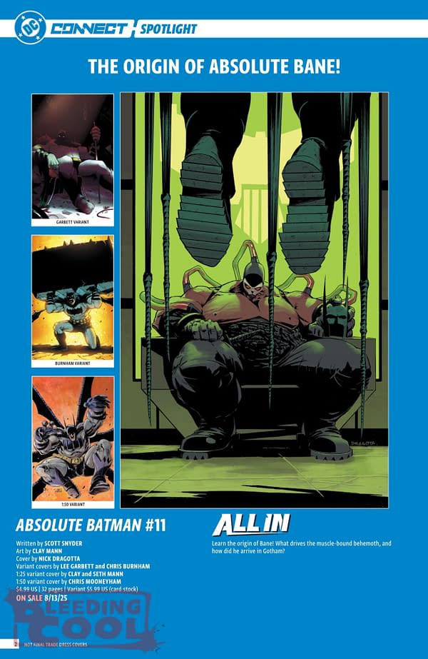 DC Comics August 2025 Solicits