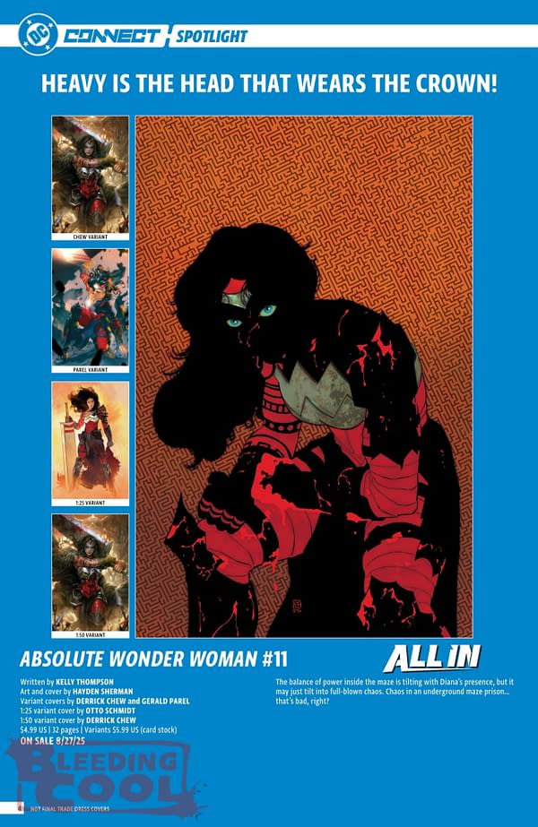 DC Comics August 2025 Solicits
