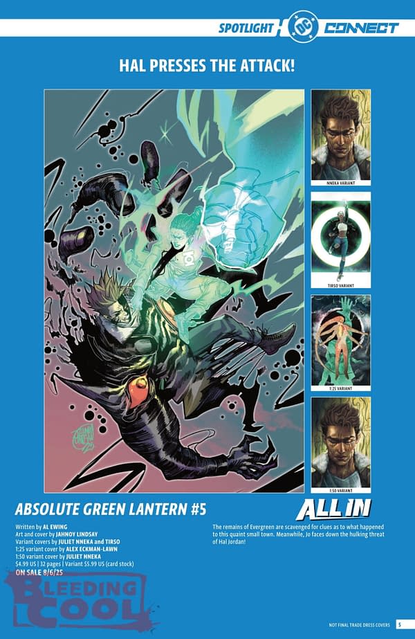 DC Comics August 2025 Solicits