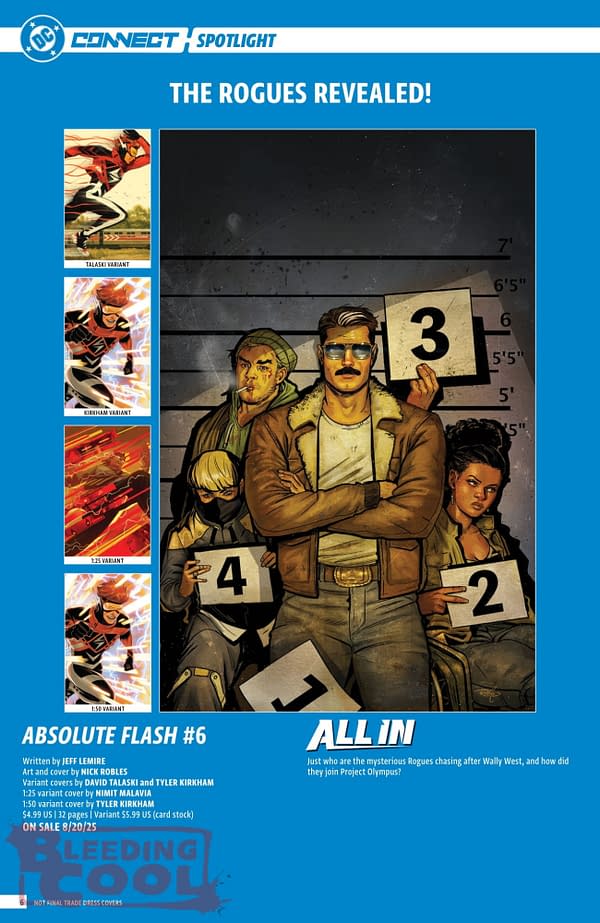 DC Comics August 2025 Solicits