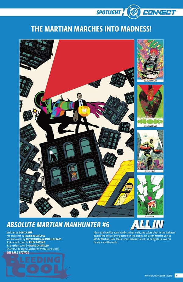 DC Comics August 2025 Solicits