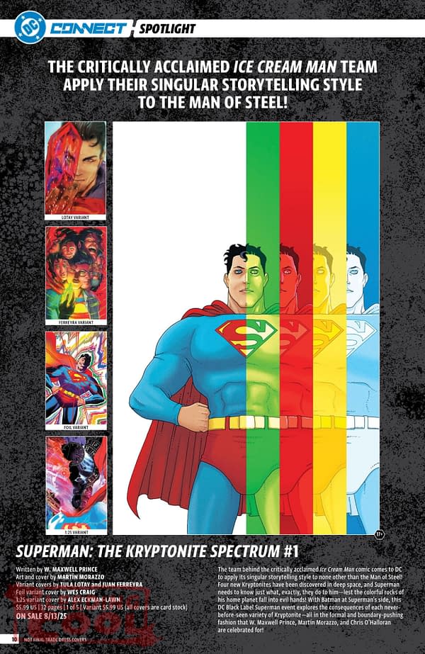 DC Comics August 2025 Solicits
