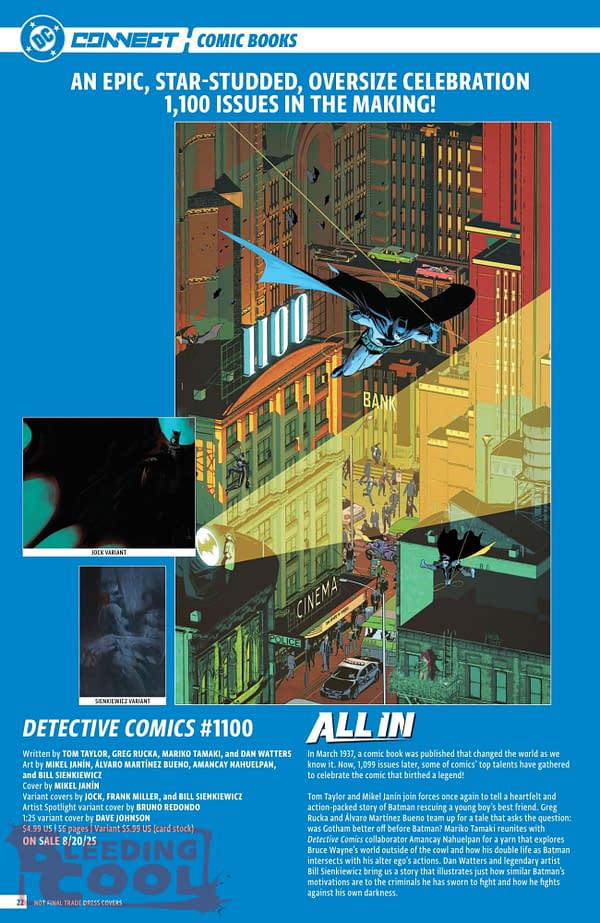 DC Comics August 2025 Solicits