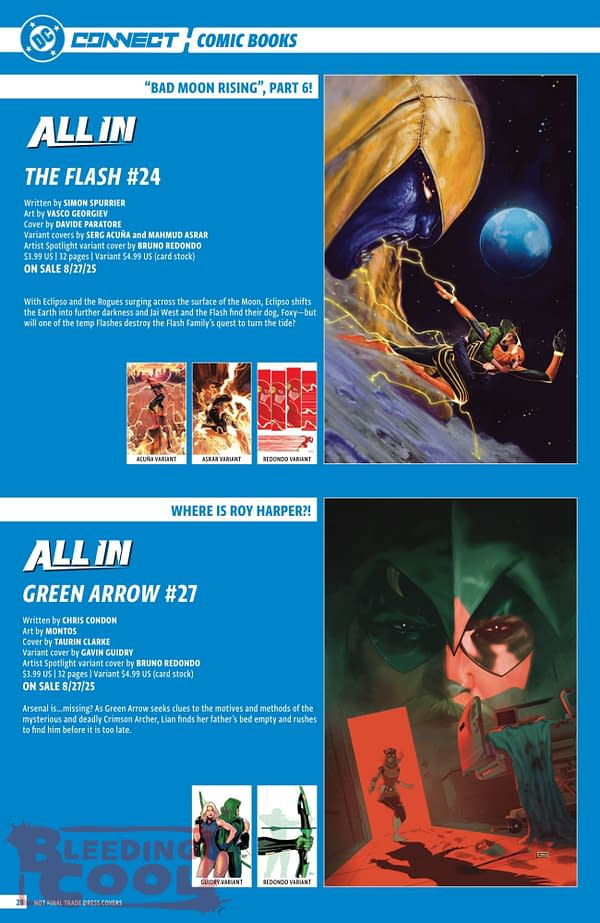 DC Comics August 2025 Solicits