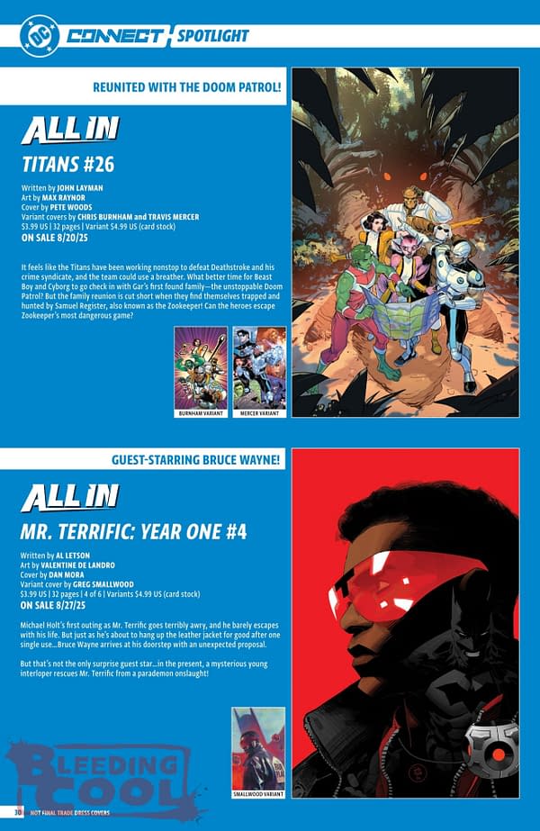 DC Comics August 2025 Solicits