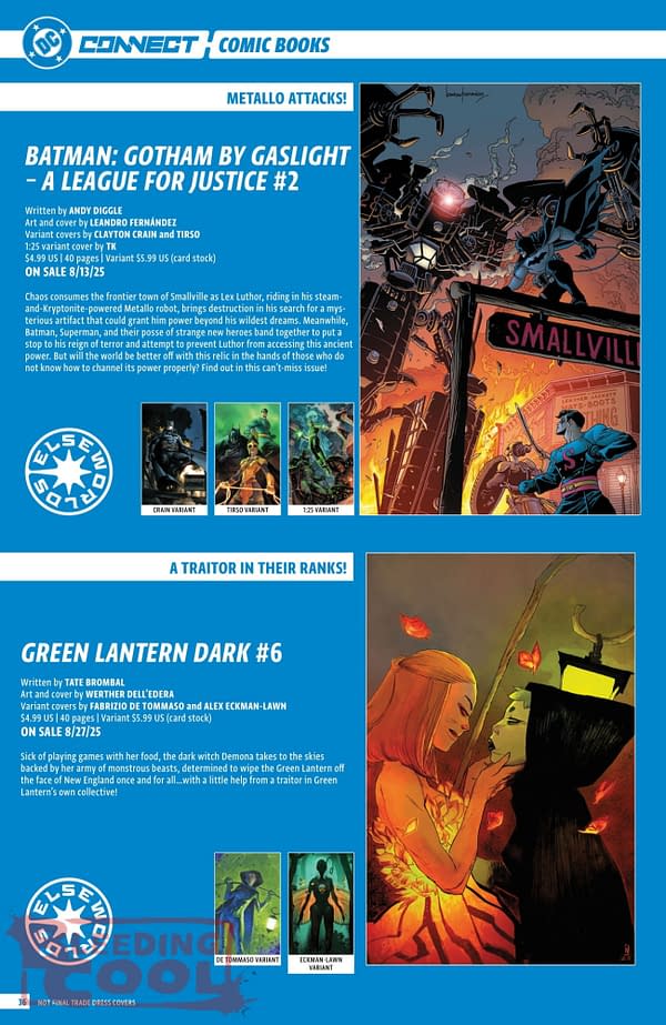DC Comics August 2025 Solicits