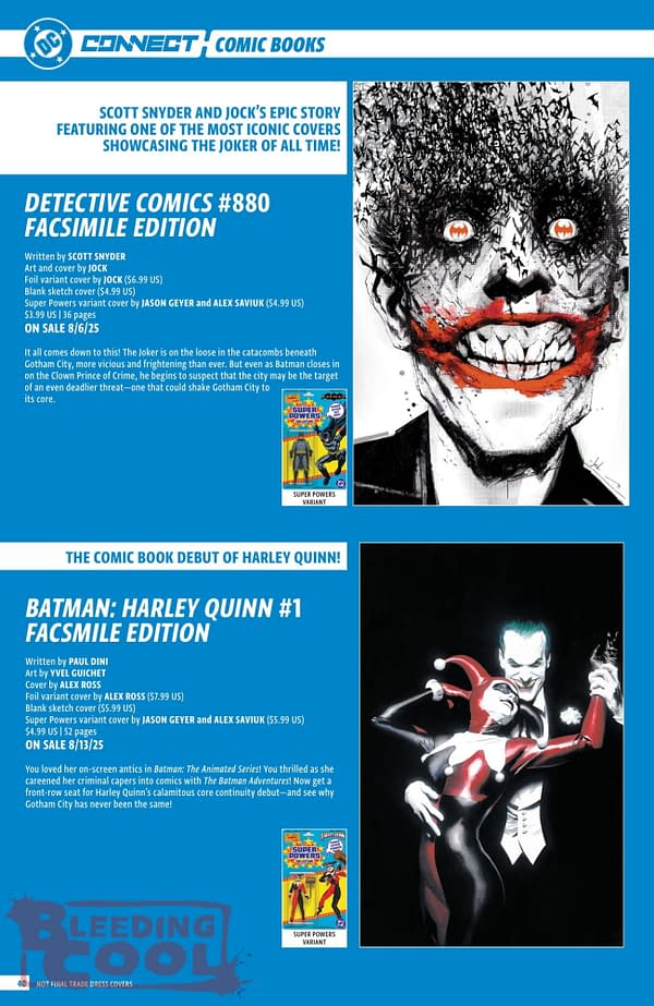 DC Comics August 2025 Solicits