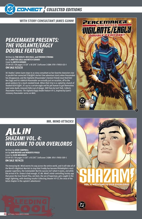 DC Comics August 2025 Solicits
