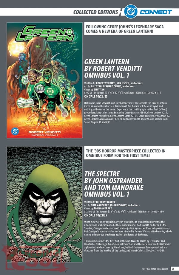 DC Comics August 2025 Solicits