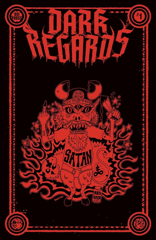 Oni Press Double-Ships Dark Regards #1 Real Human Blood Variant